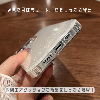 竹下工房 オーロラパールスマホケース LC-100